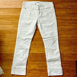 Hudson white jeans